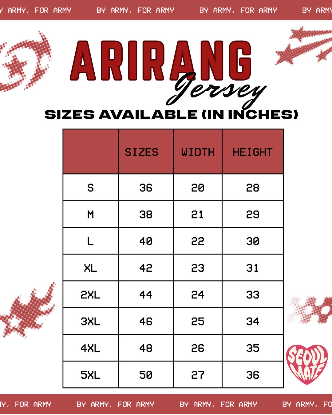 BTS Arirang World Tour Jersey PREORDER 2 | Seoulmate | Kpop & Pop